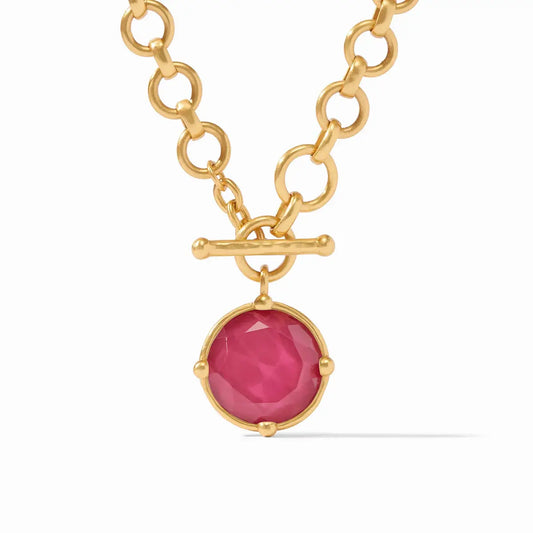 Honeybee Demi Necklace | 19in Iridescent Raspberry