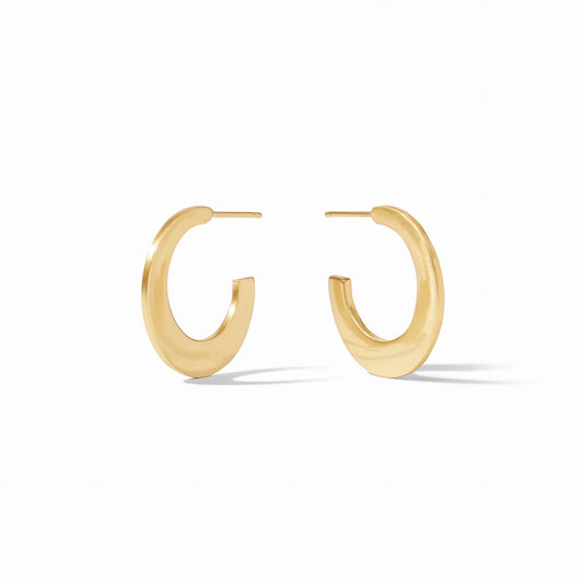 Luna Gold Hoop Earring | .9in