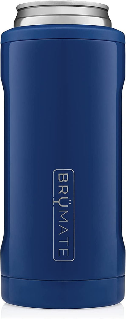 BruMate 12oz Slim Can Cooler Royal Blue