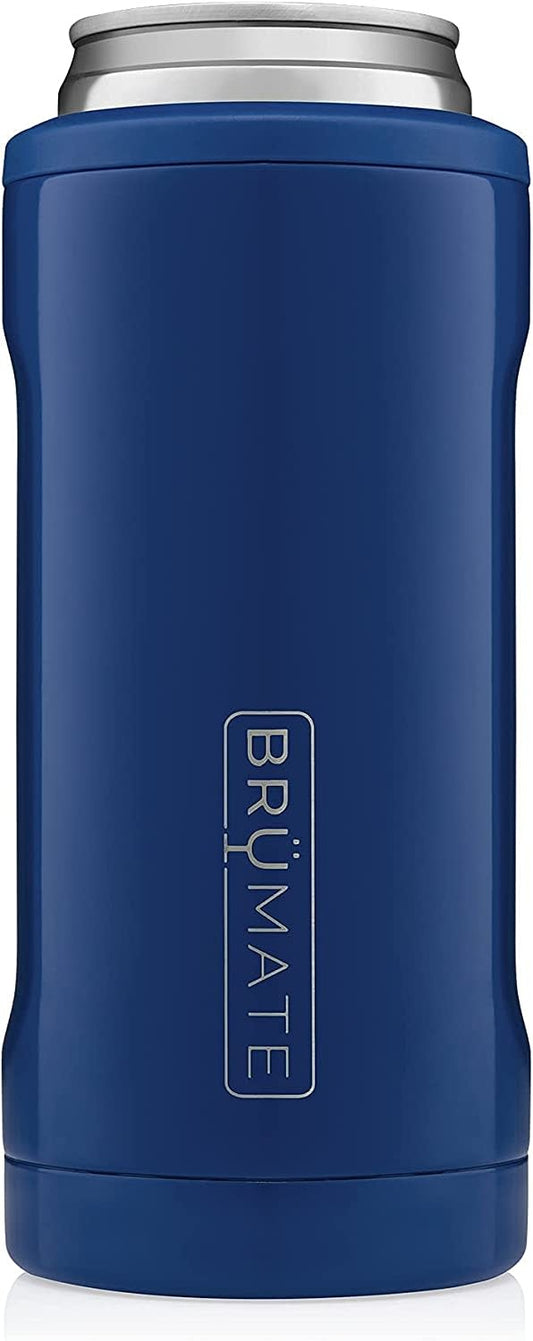 BruMate 12oz Slim Can Cooler Royal Blue