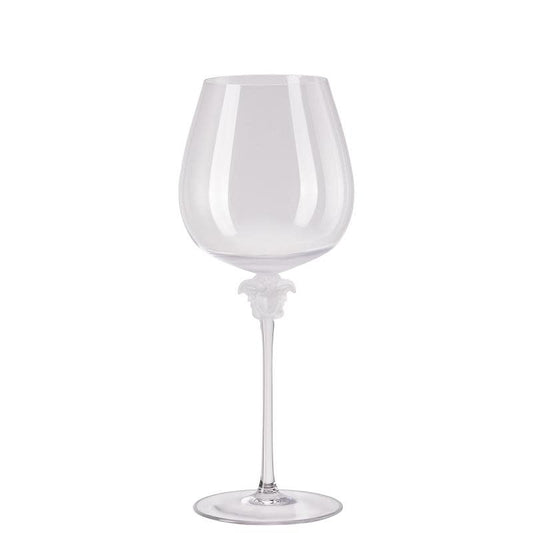 Versace Medusa Lumiere Red Wine Burgundy Glass | 29 oz