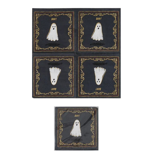 Boo Ghost Cocktail Napkins 50p | 4in