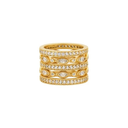 Signature Classic Marquise Eternity Stack Ring, S/5