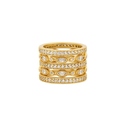 Signature Classic Marquise Eternity Stack Ring, S/5
