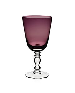 William Yeoward Crystal Country Fanny Amethyst Water Wine Goblet Glass | 7.5in 13oz