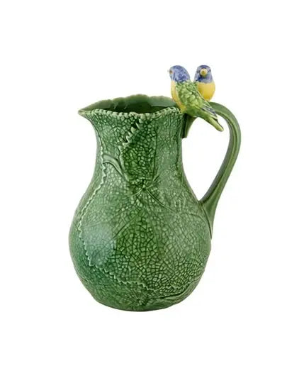 Bordallo Pineiro Cineraria Bird Pitcher | 60.8oz