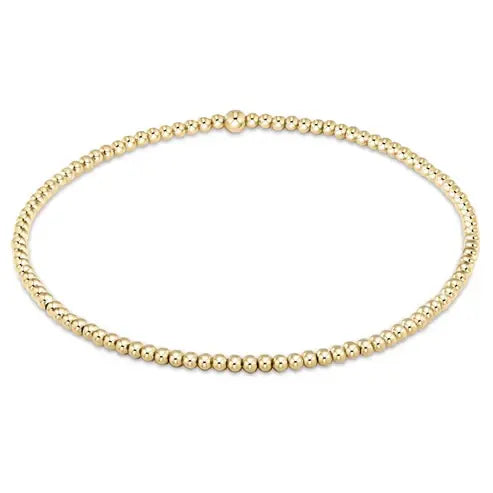 egirl Classic Gold Bead Bracelet | 2mm