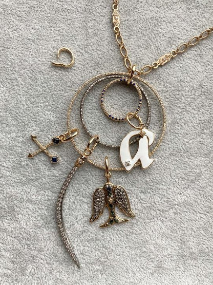 Crossed Arrows Charm
