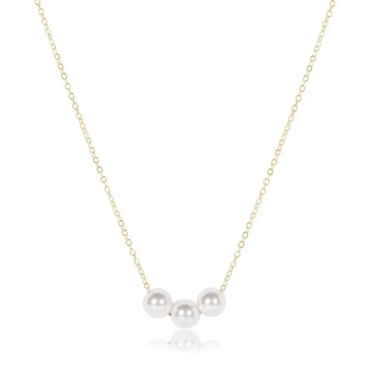 eGirl Joy Pearl Gold Necklace | 14in