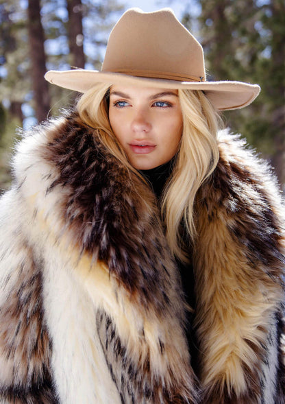 Western Buckle Hat | Camel