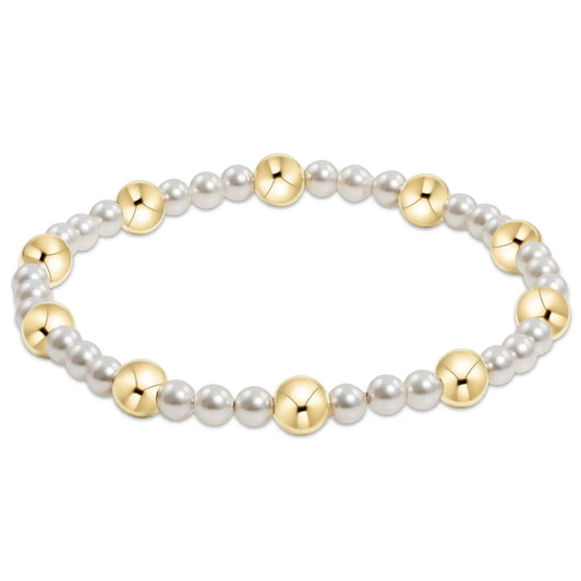 eNewton Pearl Sincerity Bracelet | 4mm + 6mm