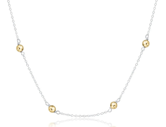 eNewton Classic 4mm Chain Choker | 17in Mixed Metal