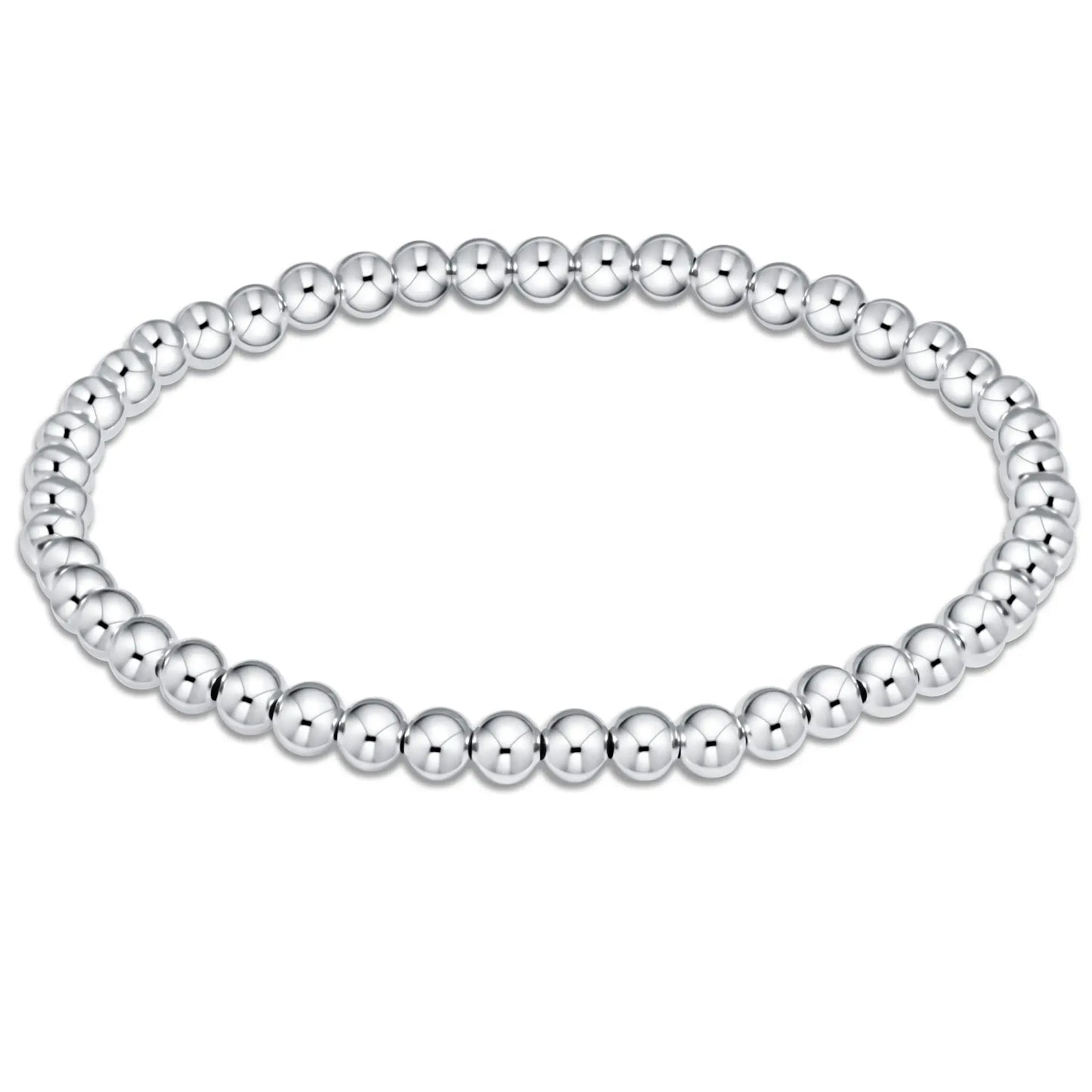 eNewton Classic Sterling Bead Bracelet | 4mm
