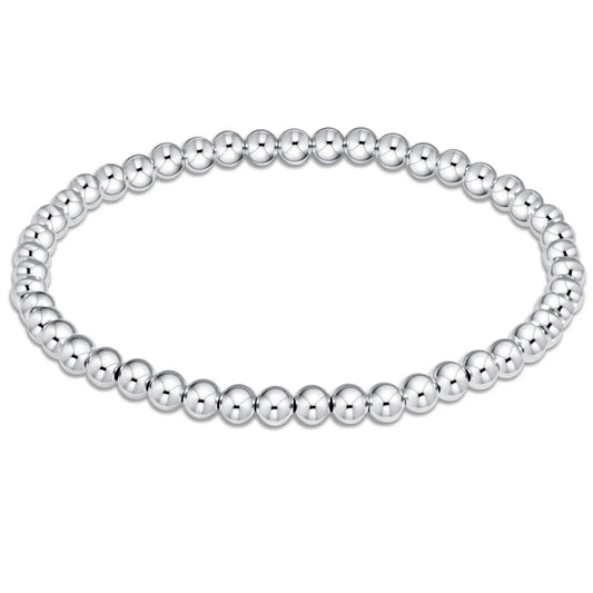 eNewton Classic Sterling Bead Bracelet | 4mm