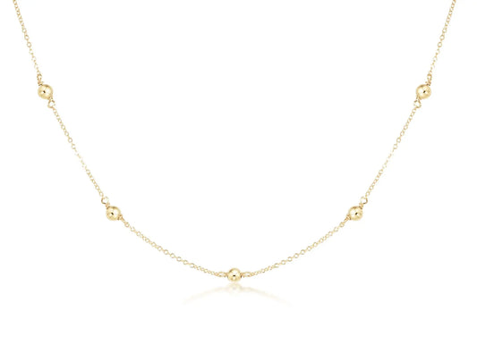 eNewton 4mm Classic Simplicity Chain Choker Necklace | 17in
