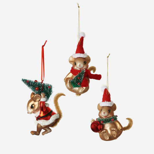 Mice Ornament Assorted 5.5"