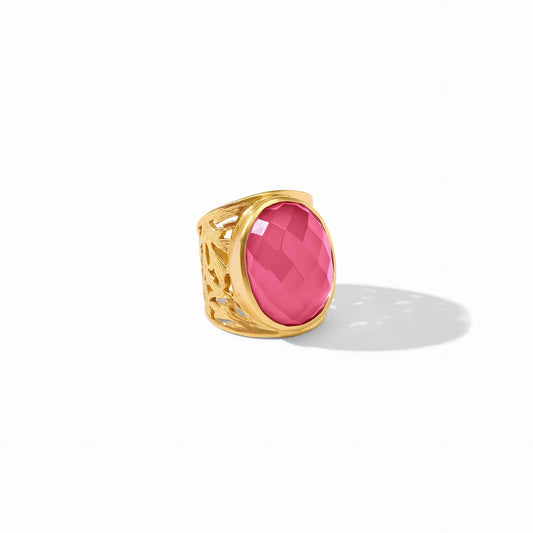 Ivy Statement Ring | S7 Iridescent Raspberry