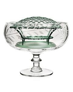 Country Jasmine Footed Rose Bowl + Wire Vase | 8.5in