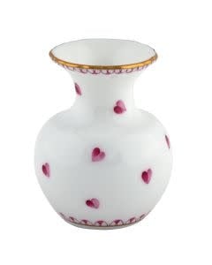Herend Small Heart Vase | 2.75in
