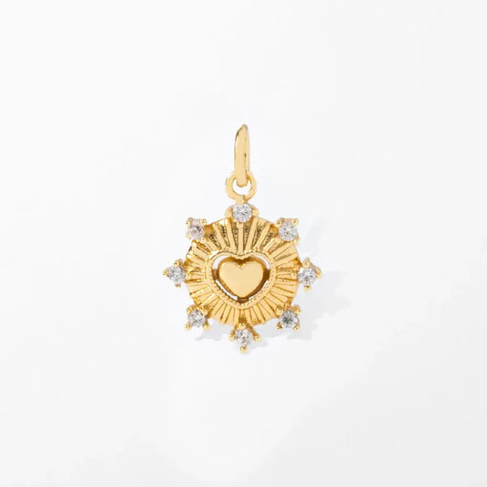 Star Heart Charm Pendant