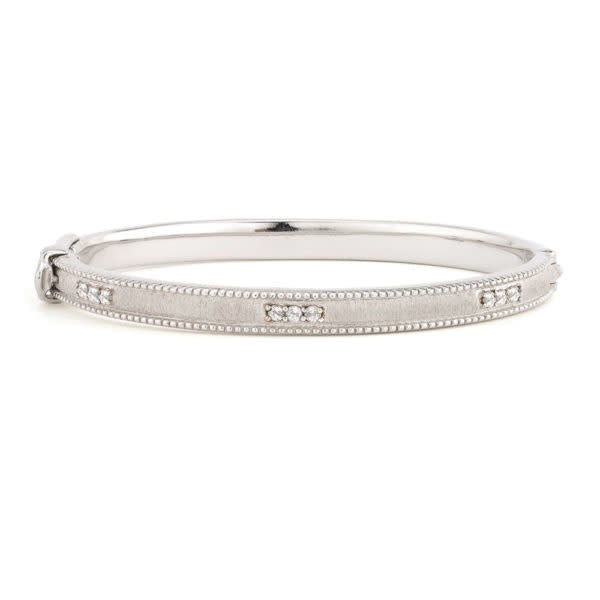 Sterling Silver Simple Lisse Bangle Bracelet