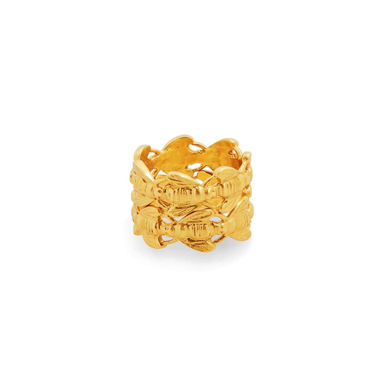 Bee Stacking Ring Set of Two