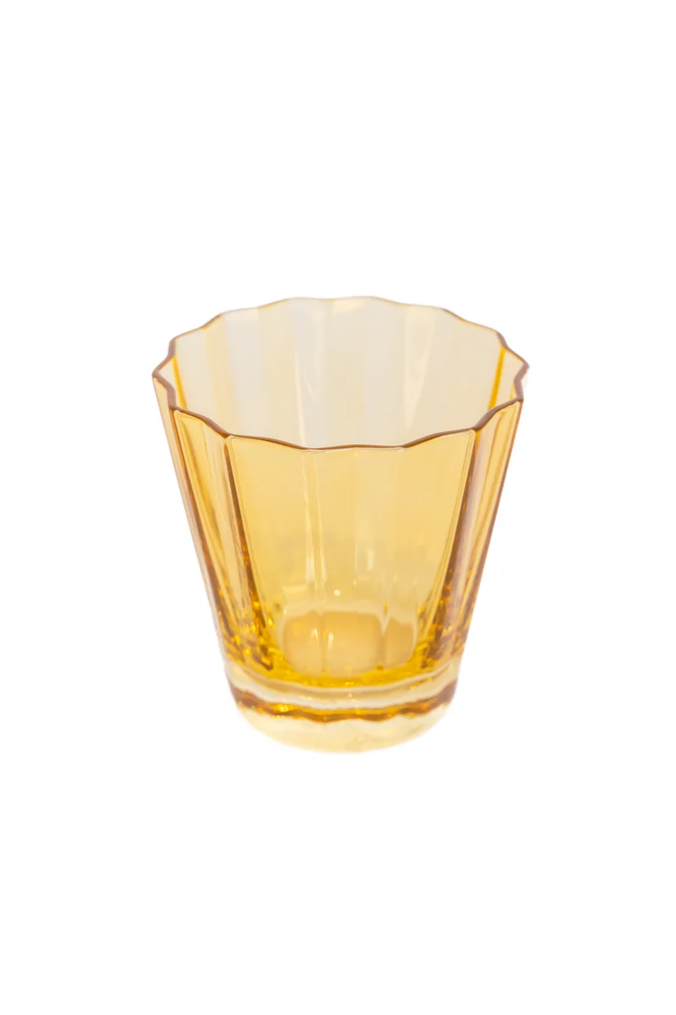Estelle Colored Low Ball Glass