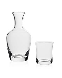 William Yeoward Crystal Country Classic Carafe + Tumbler Glass Set | 8in 28oz 4in