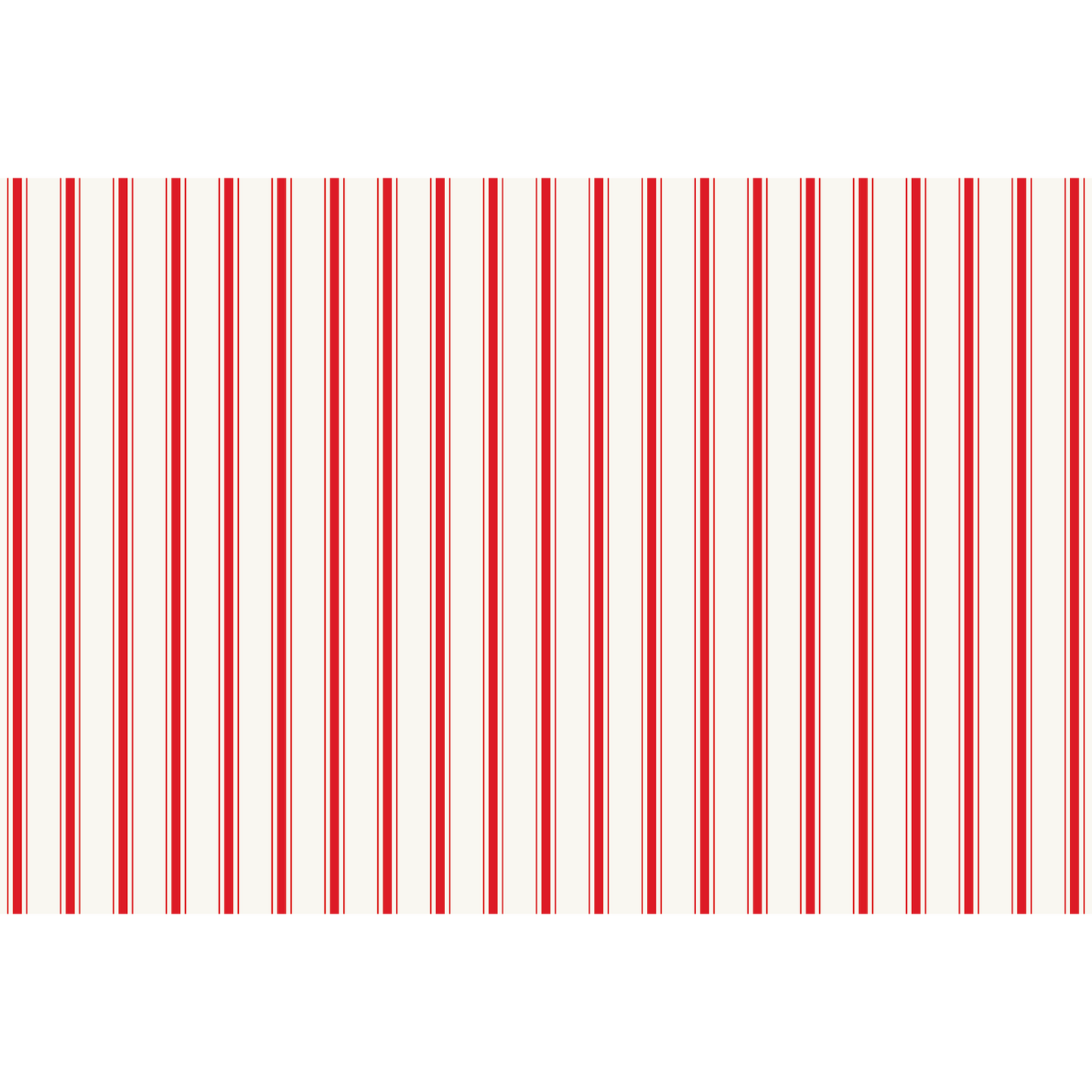 Red Ribbon Stripe Placemat
