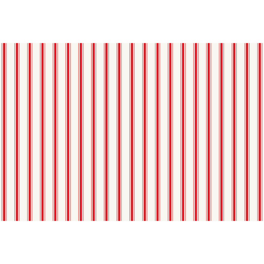 Red Ribbon Stripe Placemat