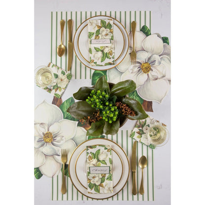 Green Ribbon Stripe Placemat
