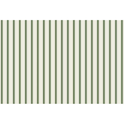 Green Ribbon Stripe Placemat
