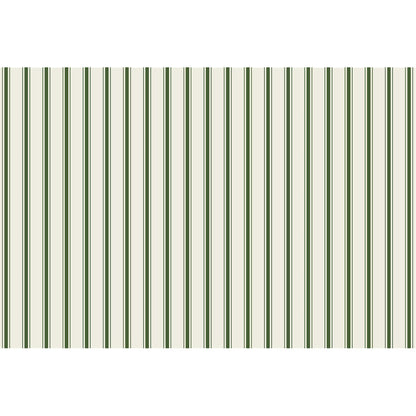 Green Ribbon Stripe Placemat