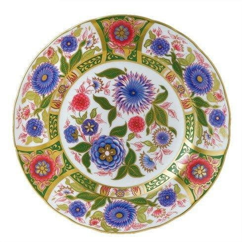 Royal Crown Derby Imari Accent Plate | 8in Kyoto Garden
