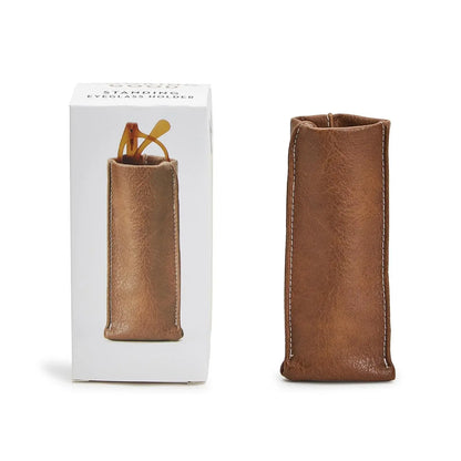 Leather Eyeglass Standing Pouch