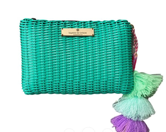 Lemon Drop Citron Bag  Jade Large