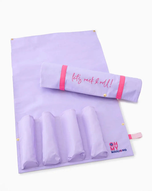 Mahjong Rack + Pusher Bag | Lilac
