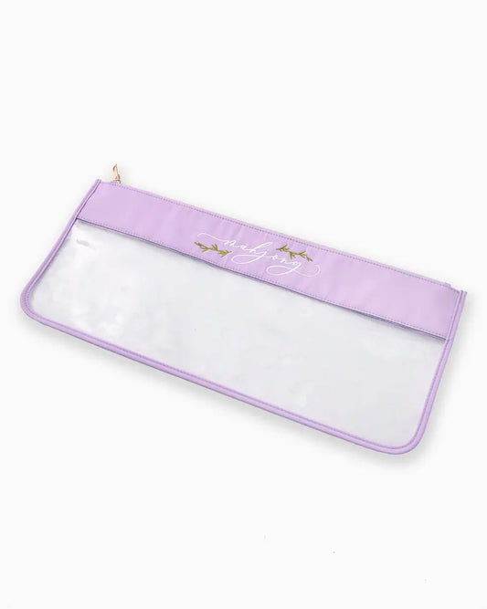 Mahjong Tile  Bag | Lilac Script