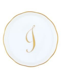 Herend Monogram Coaster | 4in I
