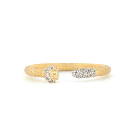 Lisse Diamond Nail Head Open Band
