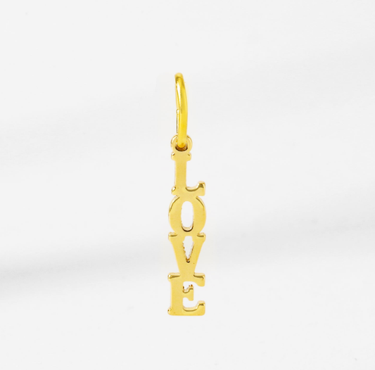 Love Word Charm Pendant