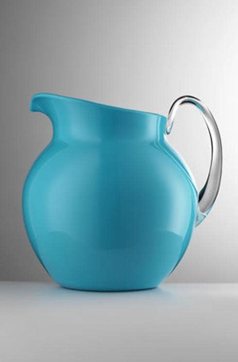 Palla Glazed Pitcher | 101oz Turquoise