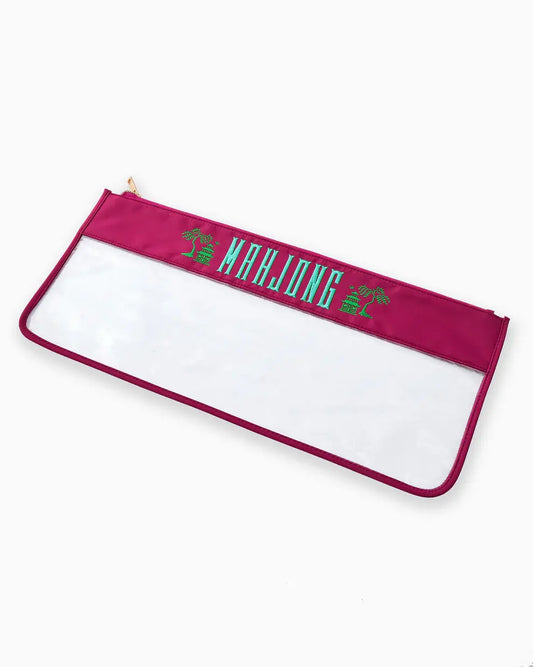Mahjong Tile  Bag | Magenta Pagoda