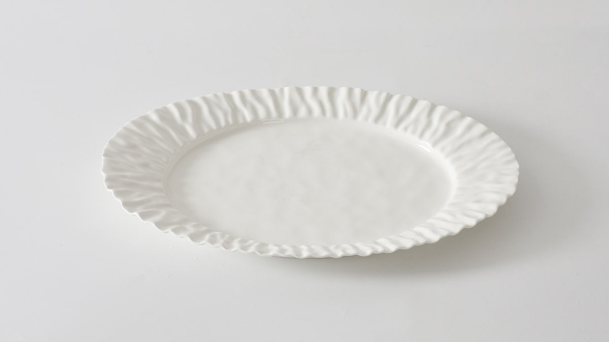 Porcelain Large Platter | 19x13x2in