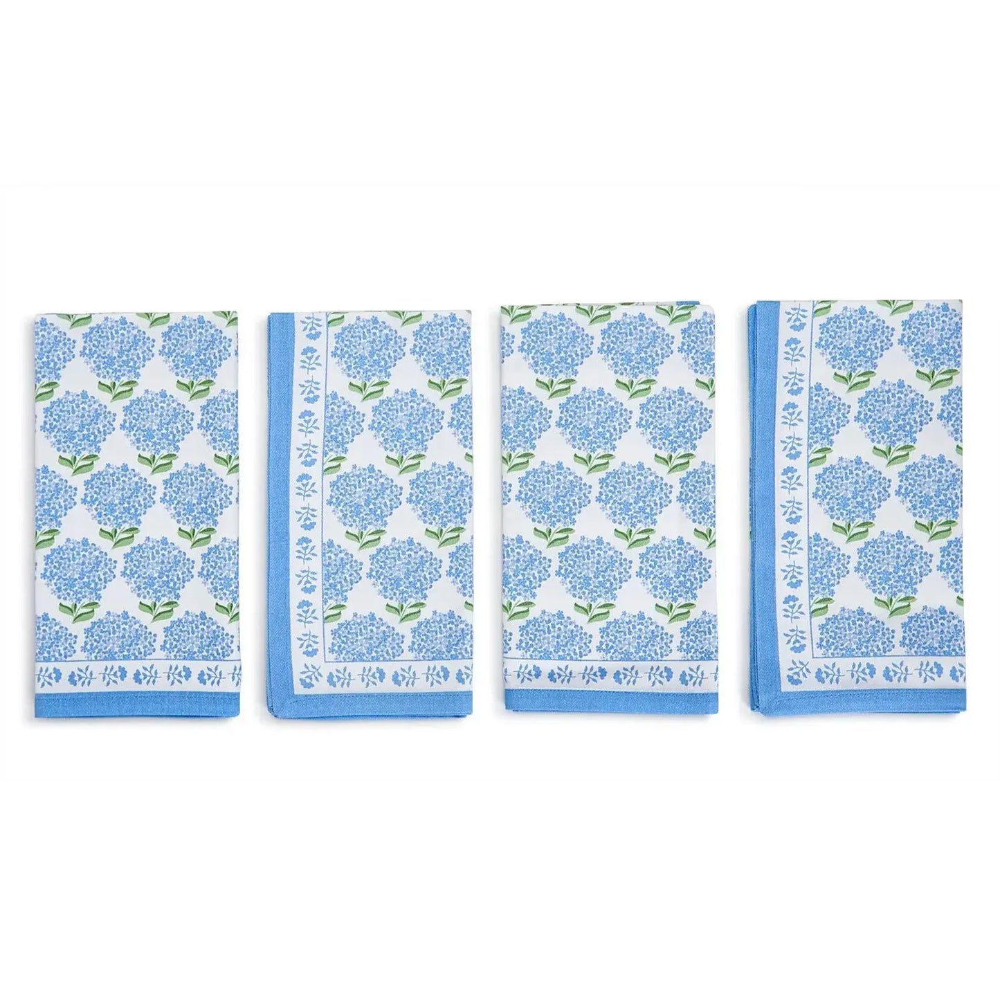 Blue Hydrangea Napkin Set of 4
