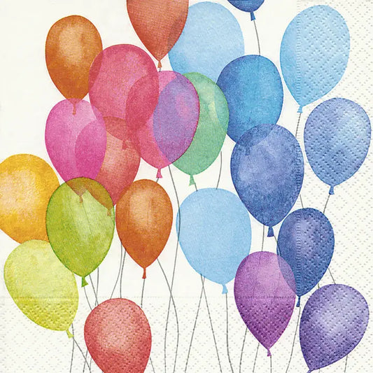 Bright Balloons Cocktail Napkins