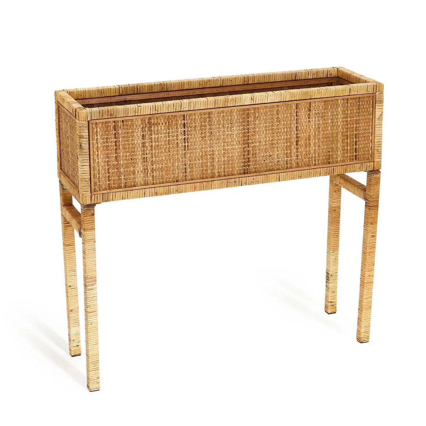 Rattan Table Planter | 30.75in x 27.5in