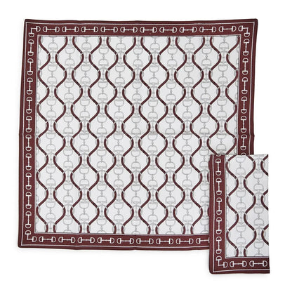 Equestrian Cloth Napkin Set of 4