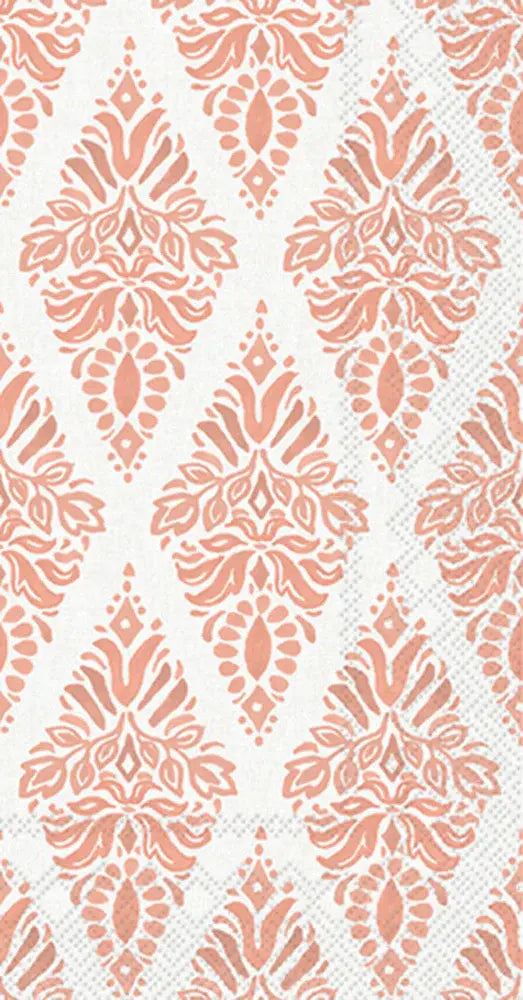 Soft Petals Peach Guest Towels