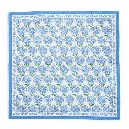 Blue Hydrangea Napkin Set of 4